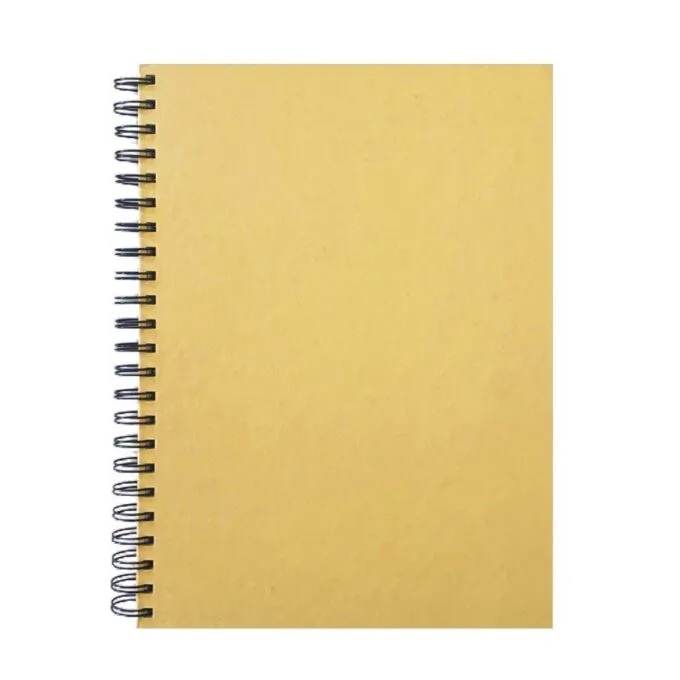 GOLDEN PRIME - NATURAL KRAFT - PERFORATED - A5 SIDE WIRE-O 15O SHEETS — image 1