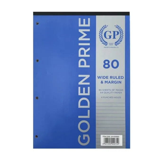 GOLDEN PRIME - REFILL PAD A4 160 PAGES — image 1
