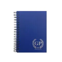 GOLDEN PRIME - PP WIRE-O NOTEBOOK - A6 - 80 SHEETS - ASSORTED SOLID COLOURS