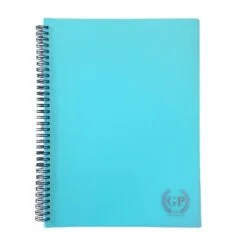 GOLDEN PRIME - PP WIRE-O NOTEBOOK - A4 - 80 SHEETS - ASSORTED PASTEL COLOURS