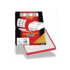 MARKIN A4 210X297MM 100 SHEETS BOX WHITE LABELS - 85MM DIAMETER ROUND LABELS