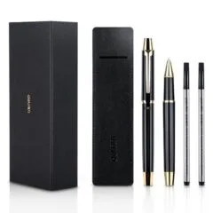 DELI S158 PODIUM PEN SET 0.5MM BULLET (BRIGHT BLACK) (1PC/BOX)