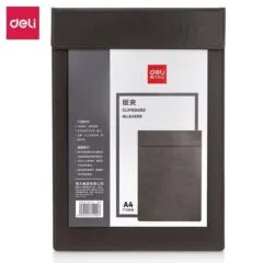 DELI A4 MAGNETIC CLIP CLIPBOARD GRAY