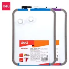 DELI PS MAGNETIC WHITEBOARD W/ACC. 279X216MM BLUE & PURPLE