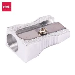 DELI ALU. 1-HOLE SHARPENER Φ7MM SILVER