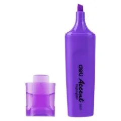 DELI HIGHLIGHTER CHISEL 1-5MM PURPLE