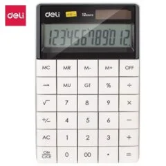 DELI MODERN CALCULATOR 12-DIGIT - WHITE