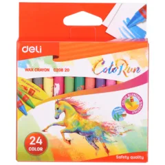 DELI WAX CRAYON Φ8*90MM 24C