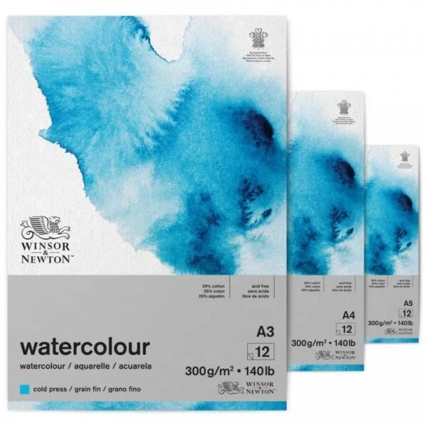 W&N WATERCOLOUR PAD COLD 300 A5 12S — image 1