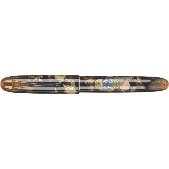 PILOT NAMIKI YUKARI ROYALE PARROT AND PEACH M IN GIFT BOX - FINE — image 1