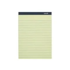 STICK N MEMO PAD 254X178MM, PASTEL YELLOW - LINES NOTES 50S/PAD