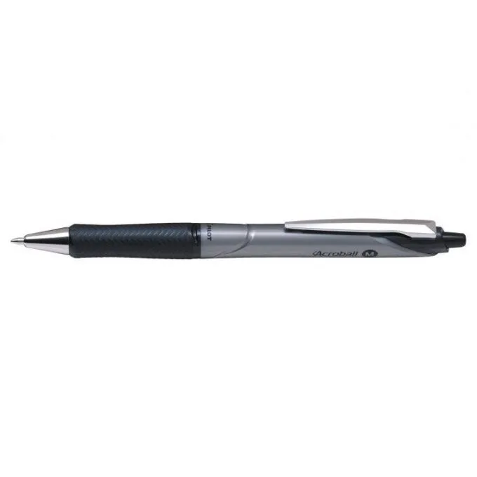 PILOT ACROBALL METAL CLIP BALL POINT PEN MEDIUM BLACK — image 1