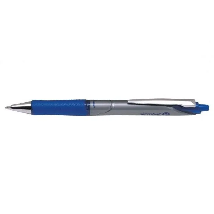 PILOT ACROBALL METAL CLIP BALL POINT PEN MEDIUM BLUE — image 1