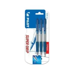PILOT BLISTER 3 SUPER GRIP 1.0 BLUE
