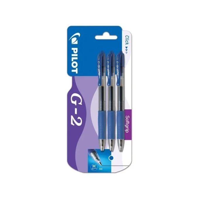PILOT BLISTER G-2 - MEDIUM - 0.7 X 3 BLUE — image 1