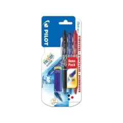 PILOT BLISTER 3 FRIXION CLICKER - MEDIUM - 0.7 BLACK/BLUE/RED + FRIXION ERASER
