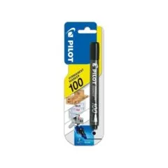 PILOT BLISTER PERMANENT MARKER 100 FINE BLACK