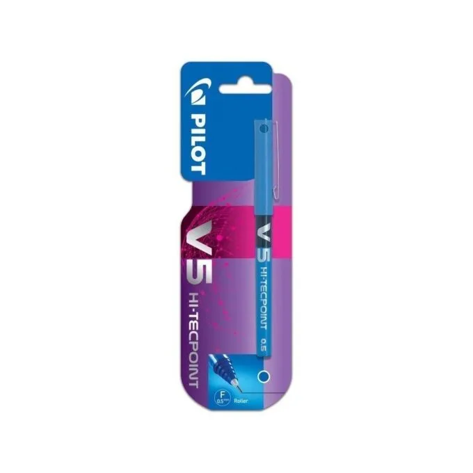 PILOT BLISTER HI-TEC POINT 0.5MM V5 BLUE — image 1