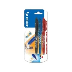 PILOT BLISTER 3 FRIXION BALL - MEDIUM - 0.7 BLACK/BLUE/RED