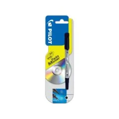 PILOT BLISTER TWIN CD MARKER EXTRA FINE / FINE TIP BLACK