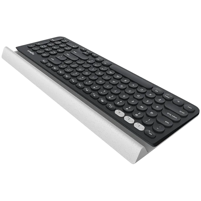 LOGITECH K780 Multi-Device Wireless Keyboard - DARK GREY/SPECKLED WHITE - US INT'L — image 2