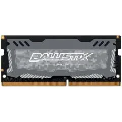 Crucial DRAM 16GB DDR4 2666 MT/s (PC4-21300) CL16 DR x8 Unbuffered SODIMM 260pin Ballistix Sport LT DDR4 SODIMM - Grey