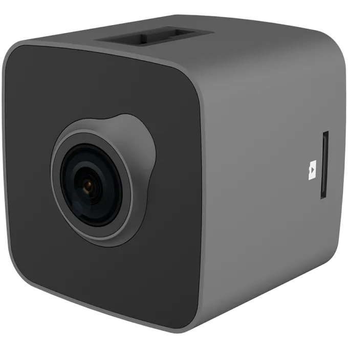 Car Video Recorder PRESTIGIO RoadRunner CUBE (FHD 1920x1080@30fps, 1.5 inch screen, 2 MP CMOS SONY IMX323 image sensor, 2 MP camera, 140° Viewing Angle, Micro USB, 150 mAh, WiFi, Motion Detection, G-sensor, Cyclic Recording, silver/black, Metal+Plastic) — image 1