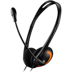 CANYON PC headset HS-01 PC Mic Flat 1.8m Black Orange