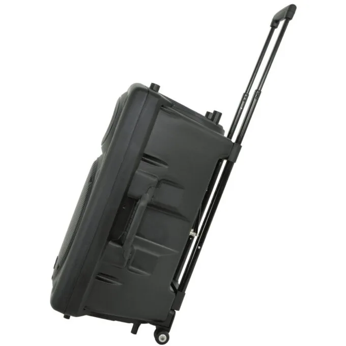 QTX QR15PA (2025) 15'' Professional Portable Karaoke & PA Speaker with 2x Wireless UHF Microphones, BT USB & FM 178.816UK — image 6
