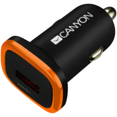 CANYON car charger C-01 1A/2USB-A Black