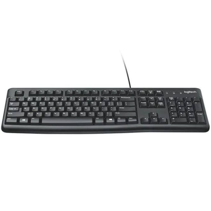 LOGITECH K120 Corded Keyboard - BLACK - USB - CZE-SKY — image 3