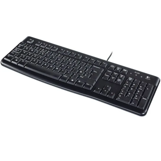 LOGITECH K120 Corded Keyboard - BLACK - USB - FRA — image 4