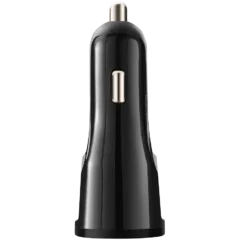 CANYON car charger C-031 2.4A/USB-A built-in MicroUSB Black
