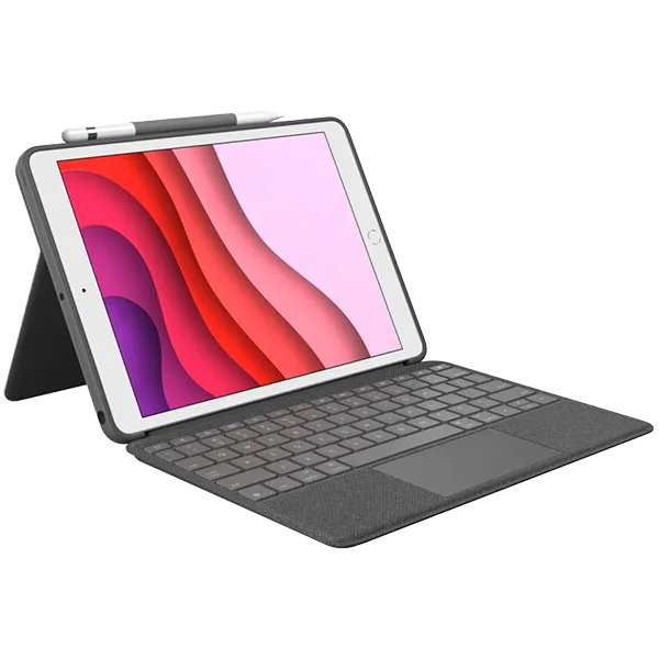 LOGITECH Combo Touch for iPad (7th, 8th, and 9th gen) - GRAPHITE - UK — image 1