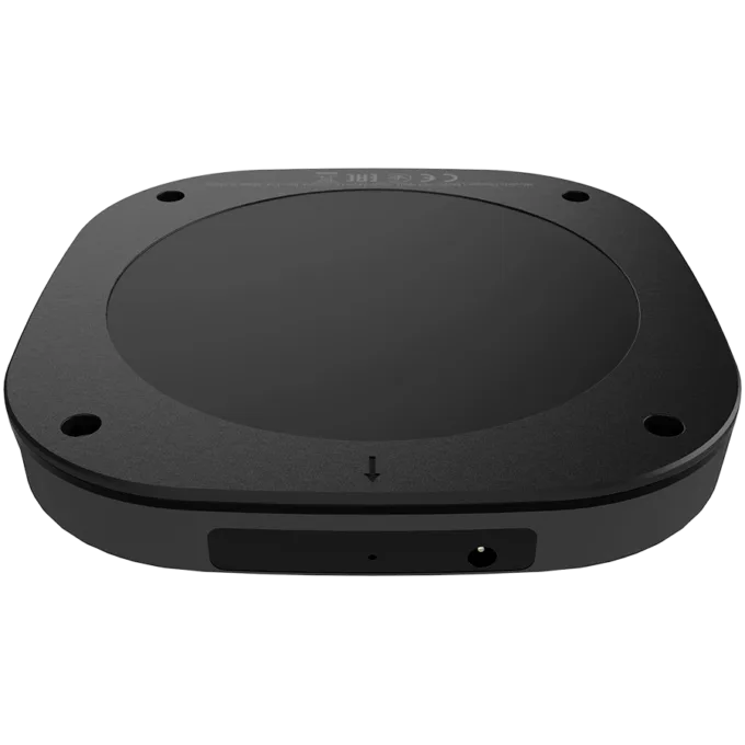 Prestigio ReVolt A3, 10W hidden wireless charger with magnetic sticker, installed cooler, works through glass, wood, plastic, or granite up to 35 mm thick, suitable for all gadgets that support Qi wireless charging standard, black color. — image 1