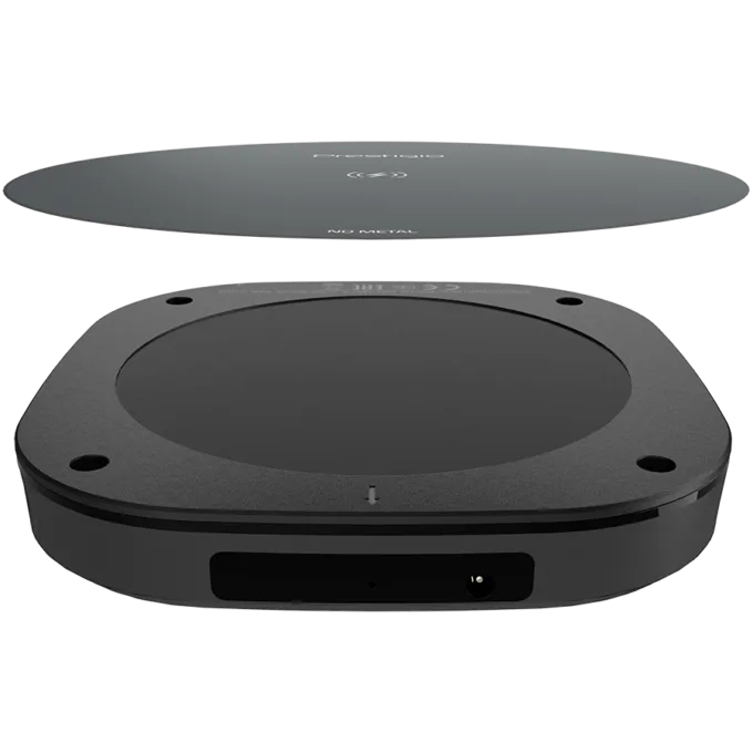 Prestigio ReVolt A3, 10W hidden wireless charger with magnetic sticker, installed cooler, works through glass, wood, plastic, or granite up to 35 mm thick, suitable for all gadgets that support Qi wireless charging standard, black color. — image 14