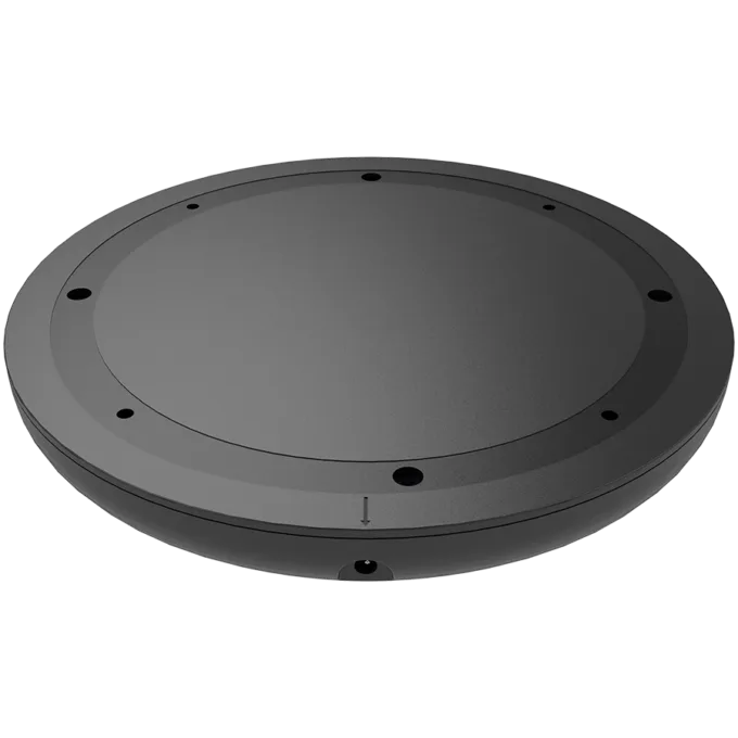 Prestigio ReVolt A2, 5W hidden wireless charger with magnetic sticker, silent, works through glass, wood, plastic, or granite up to 40 mm thick, suitable for all gadgets that support Qi wireless charging standard, black color. — image 1