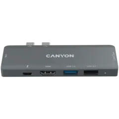 CANYON hub DS-5 7in1 Thunderbolt 3 Space Grey