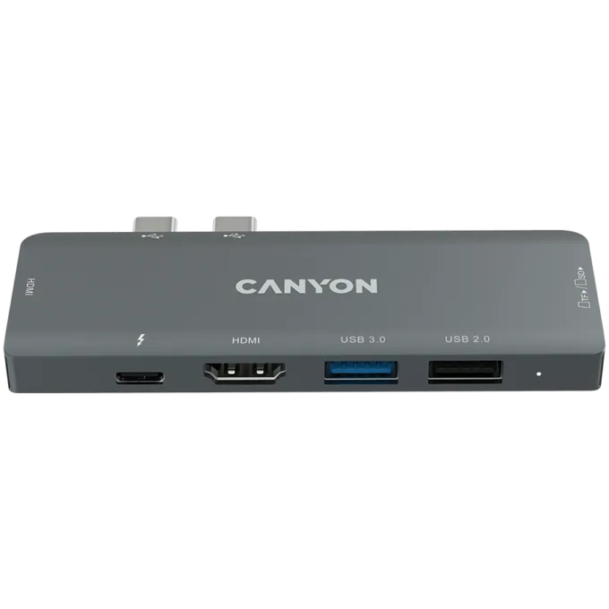 CANYON hub DS-5 7in1 Thunderbolt 3 Space Grey — image 1