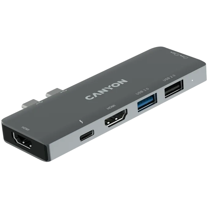 CANYON hub DS-5 7in1 Thunderbolt 3 Space Grey — image 3