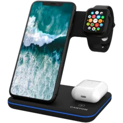 CANYON wireless charger WS-303 15W 3in1 Black