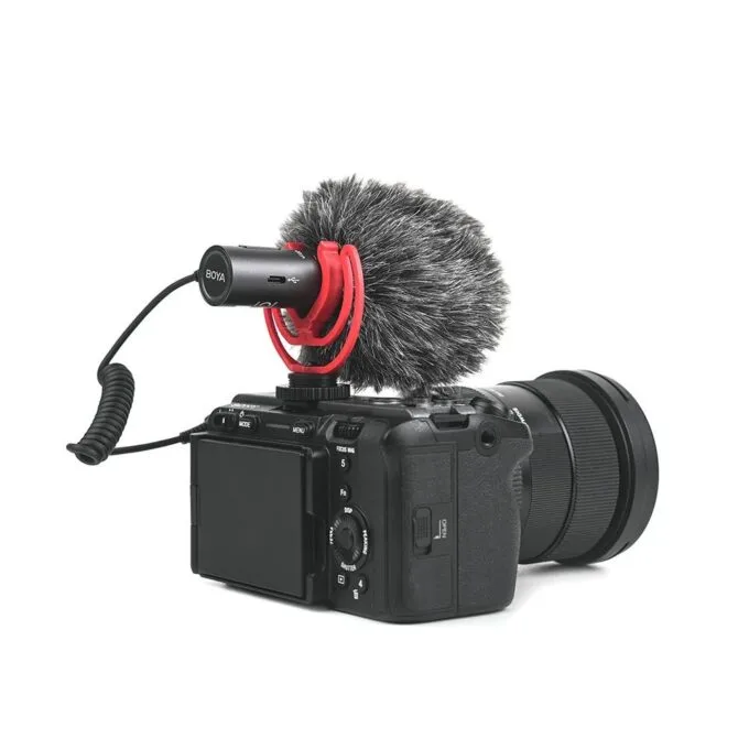 BOYA BY-MM1 AI - On Camera Shotgun Mic with AI Noise Cancellation, APP, EQ, 3,5mm/USB-C — image 4