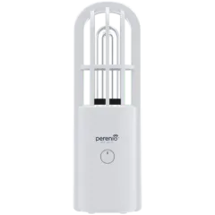 Portable UV lamp for small areas disinfection by combined action of UV radiation and Ozone