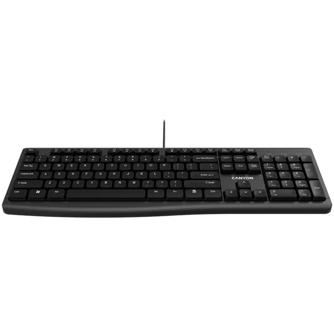 CANYON keyboard KB-50 EN Slim Wired Black — image 2