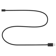 USB-C Cable Fabric Black Anthracite 2m