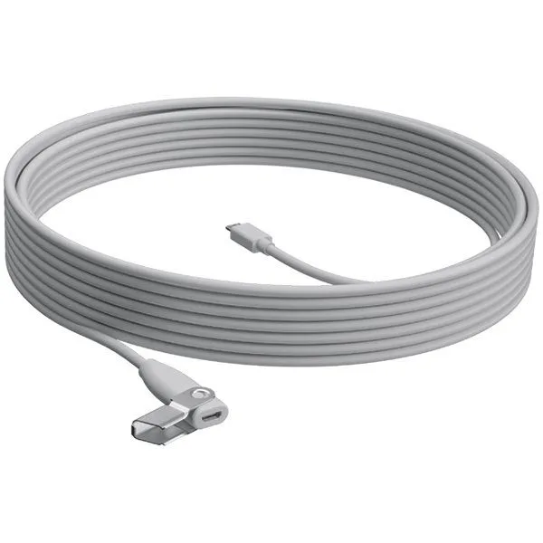 LOGITECH EXTENTION CABLE for Rally Mic Pod WHITE 10M - WW — image 1