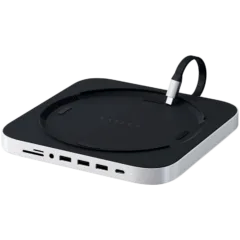 SATECHI Mac Mini Stand & Hub - Silver