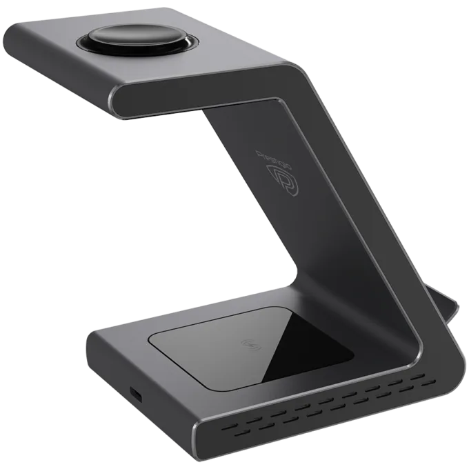 3 in 1 wireless charger Input:5V3A/9V2A/12V1.5A(QC3.0 or PD18W) Wireless: 9V1.1A/5V1.5A (7.5W/10W) Wireless for TWS: 5V 1A(Max) Wireless for Samsung: 5V 0.3A(1.5W), Aluminum+Tempered Glass — image 5