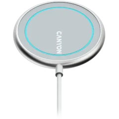 CANYON wireless charger WS-100 15W Magnetic Silver