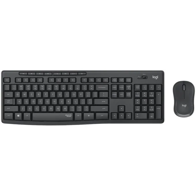 LOGITECH MK295 Silent Wireless Combo - GRAPHITE - UK — image 1